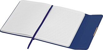 A5 notebook with magnetic closure, navy heather