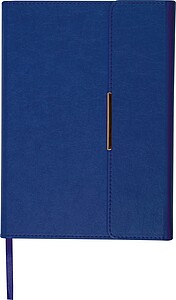 A5 notebook with magnetic closure, navy heather