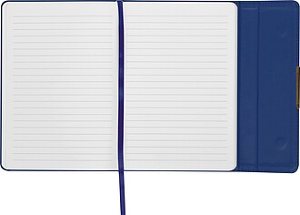A5 notebook with magnetic closure, navy heather