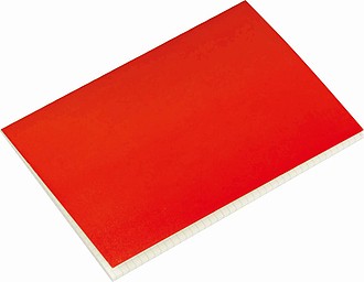 A5 notebook with plaid sheets
