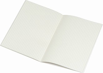 A5 notebook with plaid sheets