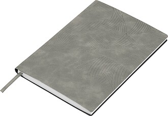 A5 notebook with PU cover, grey