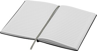 A5 notebook with PU cover, grey