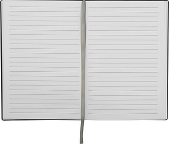 A5 notebook with PU cover, grey