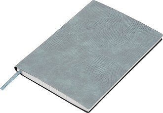 A5 notebook with PU cover, light blue