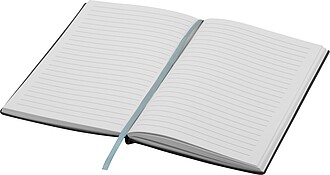 A5 notebook with PU cover, light blue