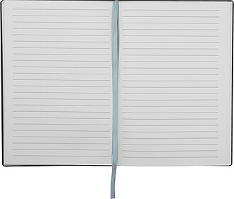 A5 notebook with PU cover, light blue