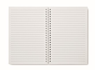 A5 recycled carton notebook, beige