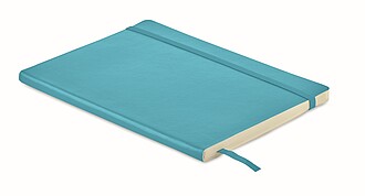 A5 recycled notebook, turquoise