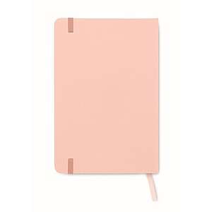 A5 RPET notebook 80 lined, baby pink