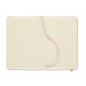 A5 RPET notebook 80 lined, baby pink