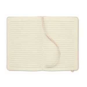 A5 RPET notebook 80 lined, off white