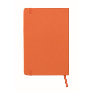 A5 RPET notebook 80 lined, orange