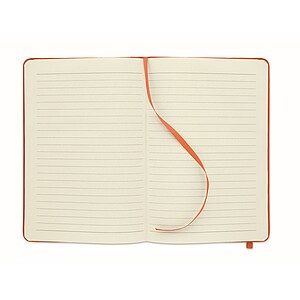 A5 RPET notebook 80 lined, orange