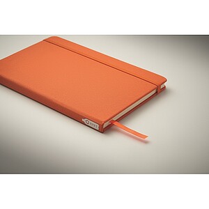 A5 RPET notebook 80 lined, orange
