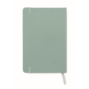 A5 RPET notebook 80 lined, petrol