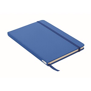 A5 RPET notebook 80 lined, royal blue