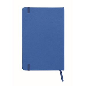 A5 RPET notebook 80 lined, royal blue