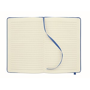 A5 RPET notebook 80 lined, royal blue