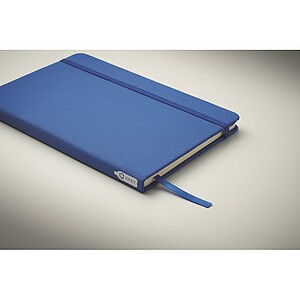 A5 RPET notebook 80 lined, royal blue