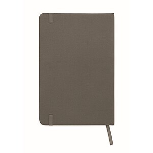 A5 RPET notebook 80 lined, stone grey