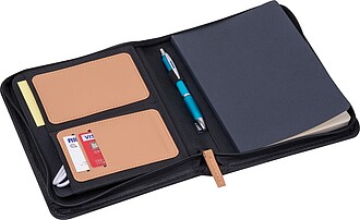 A5 RPET writing folder, black