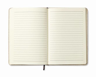 A6 canvas notebook lined
