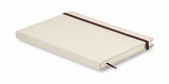A6 canvas notebook lined