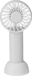 ABS electric hand fan, white