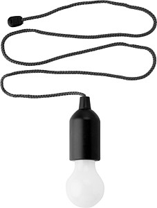 ABS pull light with a PC light bulb