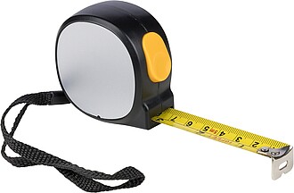 ABS tape measure Selina, black