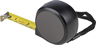 ABS tape measure Selina, black