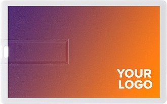 ABS USB drive 2.0 (32GB) in credit card shape.