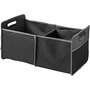Accordion trunk organizer, black,grey