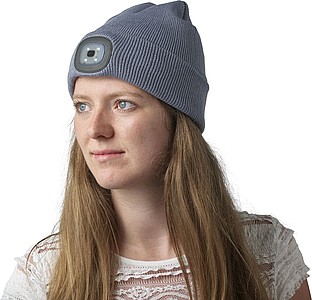 Acrylic beanie with COB light