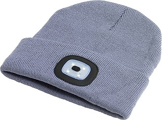Acrylic beanie with COB light