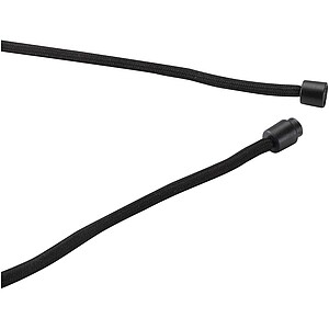 Adhab smartphone lanyard with bamboo details, solid black