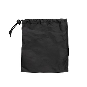 Adjustable jump rope in pouch, black