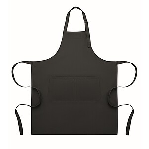 Adjustable kitchen apron, black