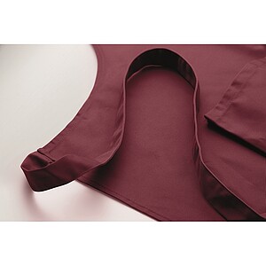 Adjustable kitchen apron, burgundy