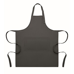 Adjustable kitchen apron, stone grey