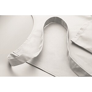 Adjustable kitchen apron, white