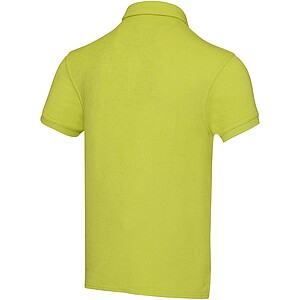 Akoya GRS recycled terry unisex polo, lime