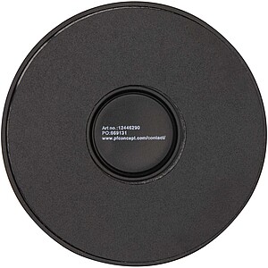 Albali recycled plastic magnetic phone holder with ring stand, solid black