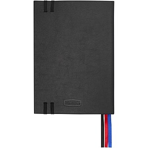Alder A5 hard cover notebook, solid black