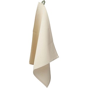 Alora 200 g/m2 recycled cotton kitchen towel, heather green