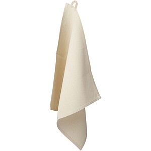 Alora 200 g/m2 recycled cotton kitchen towel, oatmeal