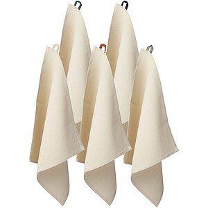 Alora 200 g/m2 recycled cotton kitchen towel, oatmeal