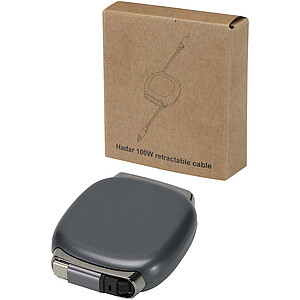 Alphard 100W recycled plastic retractable CarPlay cable PD charging cable