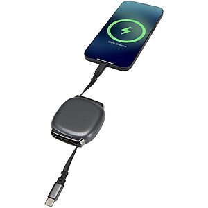 Alphard 100W recycled plastic retractable CarPlay cable PD charging cable
